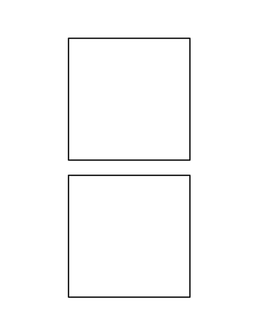 4 Inch Square Tracing Worksheets Pdf Free Vectors